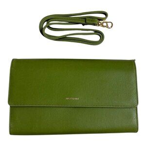 Matt & Nat Green Drew Crossbody Vegan Bag
